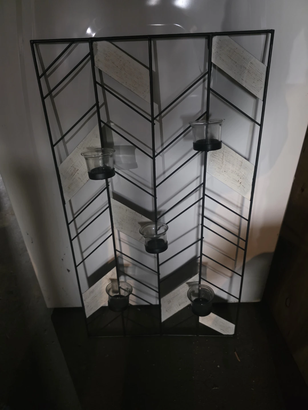 Wall Mounted Candle Holder with 5 Votives - photo 4