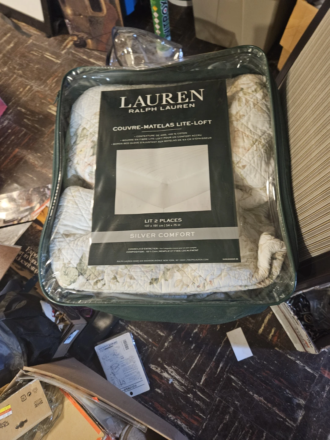 Lauren Ralph Lauren Silver Comfort Full Mattress Pad - photo 2