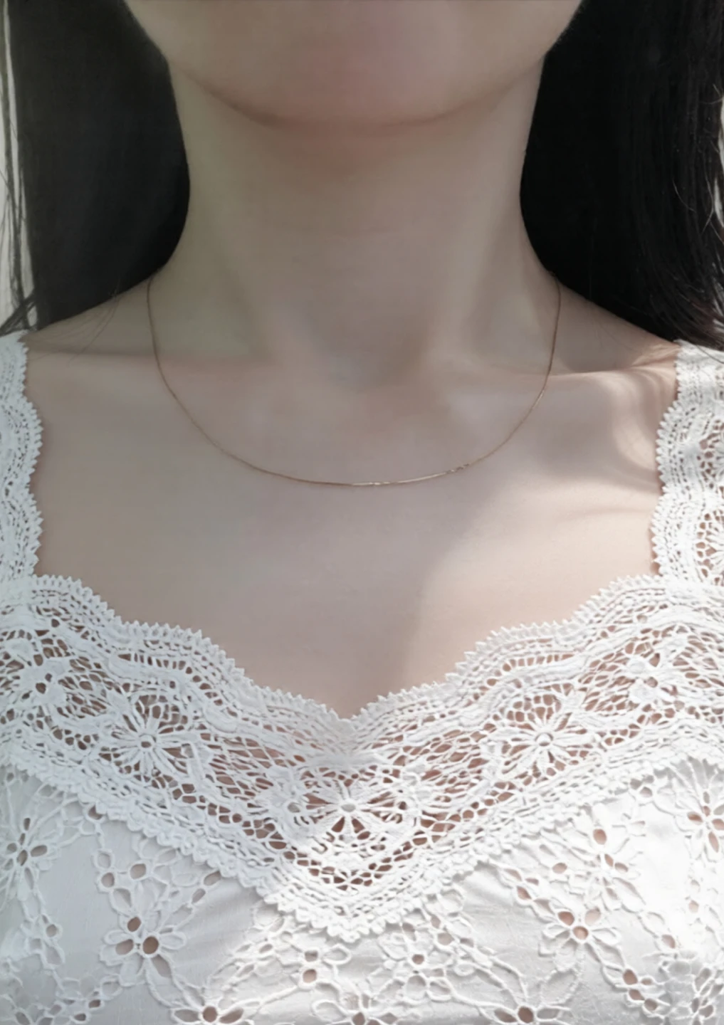 Vintage Dainty 16 Inch 10k Gold Necklace