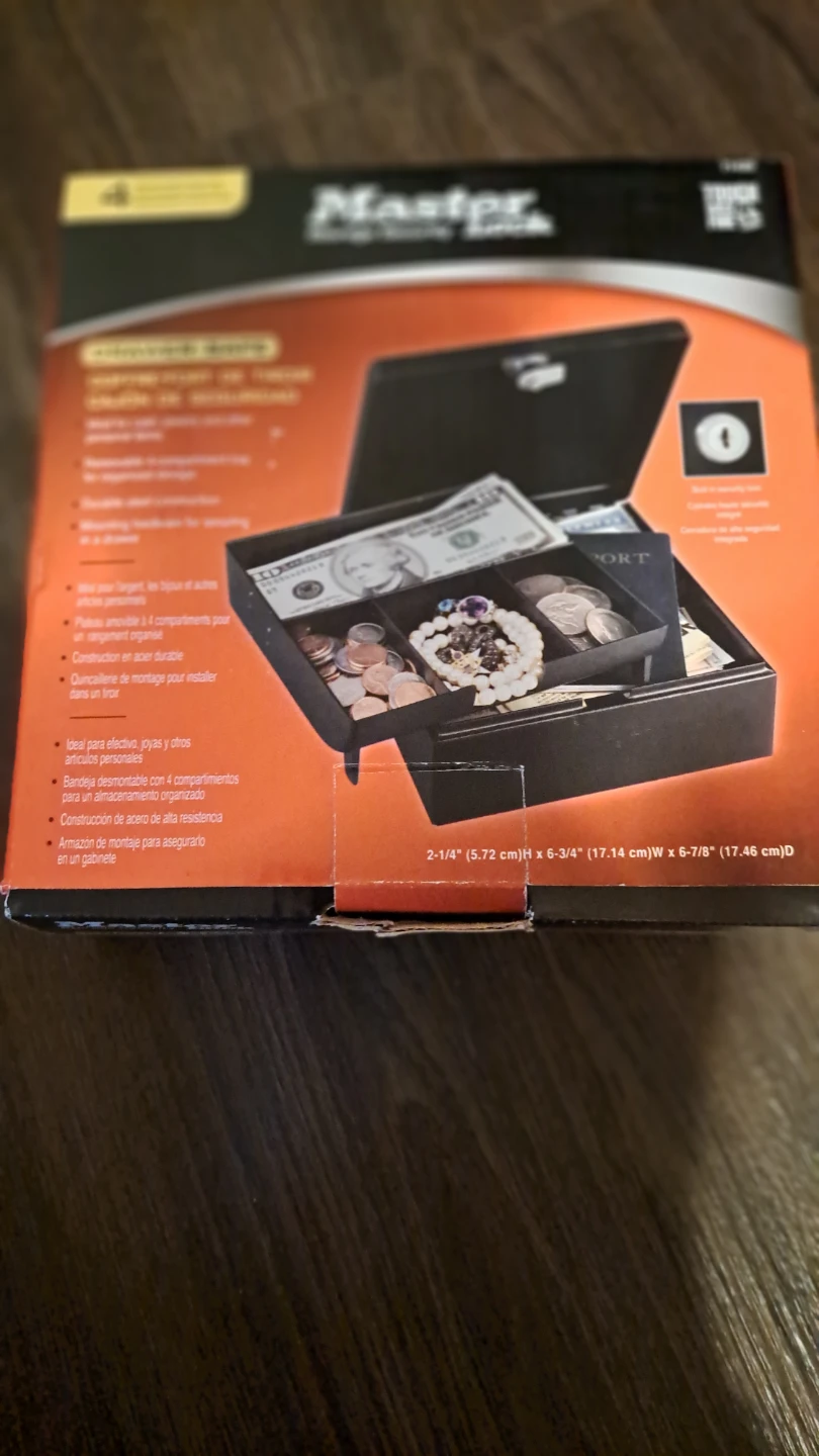 Master Storage Security Lock Drawer Safe
