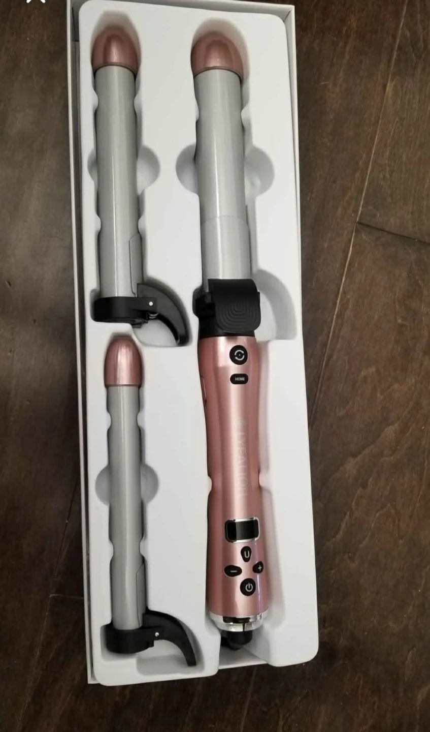 3 in 1 Auto Rotating Hair Curling Wand - IAMFINE Automatic ....