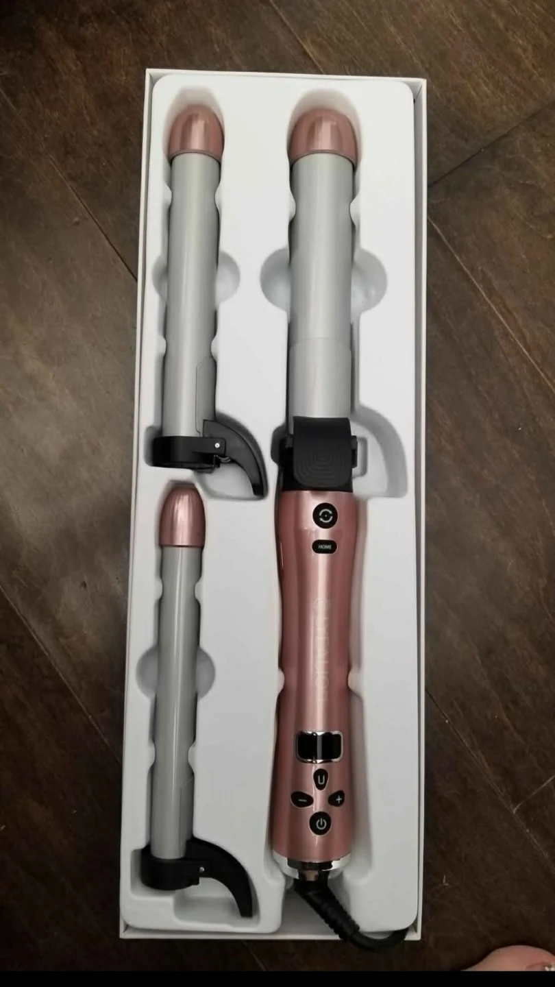 3 in 1 Auto Rotating Hair Curling Wand - IAMFINE Automatic .... - photo 4