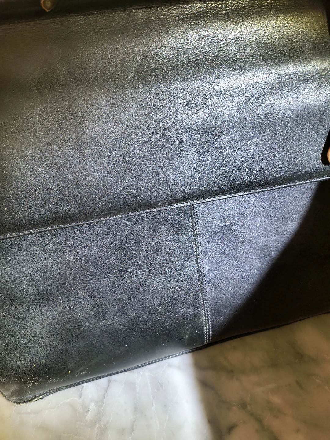 Kenneth Cole Black Leather Briefcase - photo 3