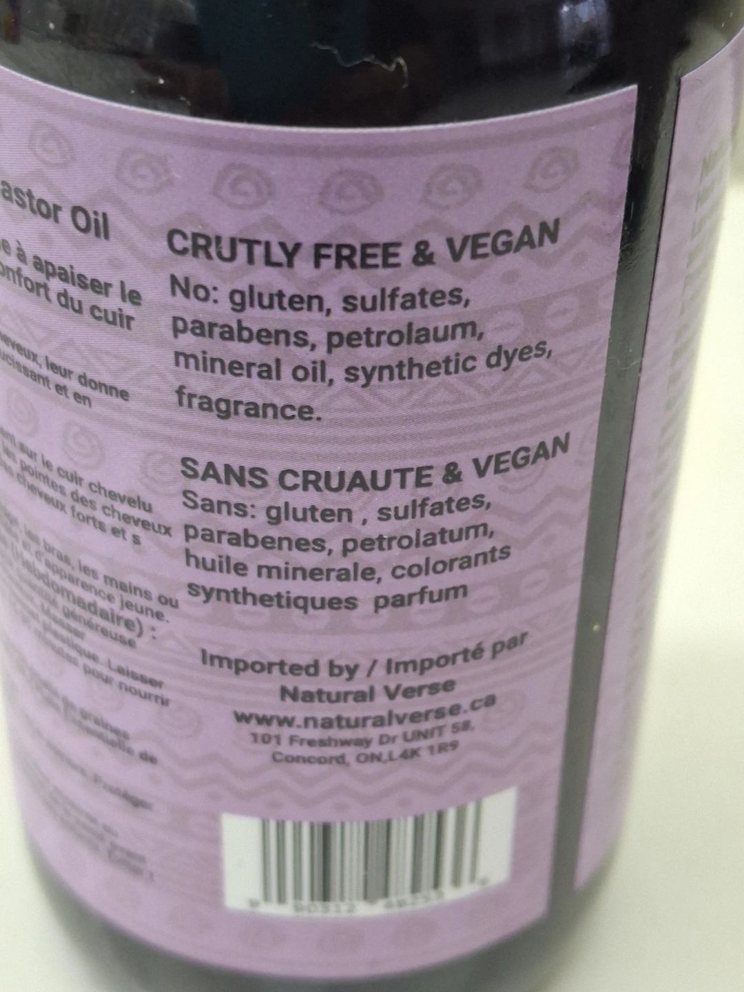 Natural Verse Pure Black Castor Oil Lavender 118 mL - photo 4