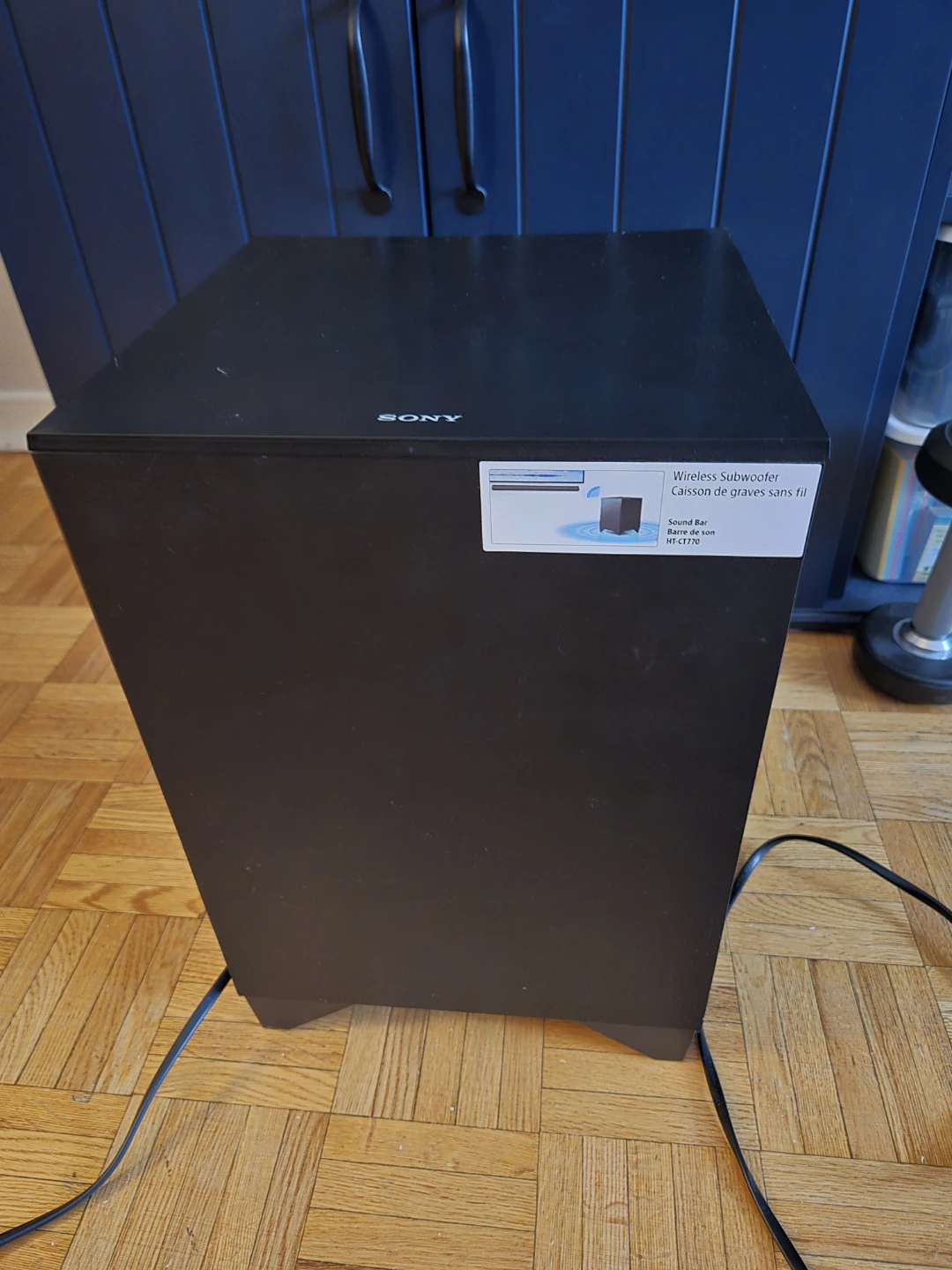 Sony Sound Bar and Wireless Subwoofer (with remote) - photo 2