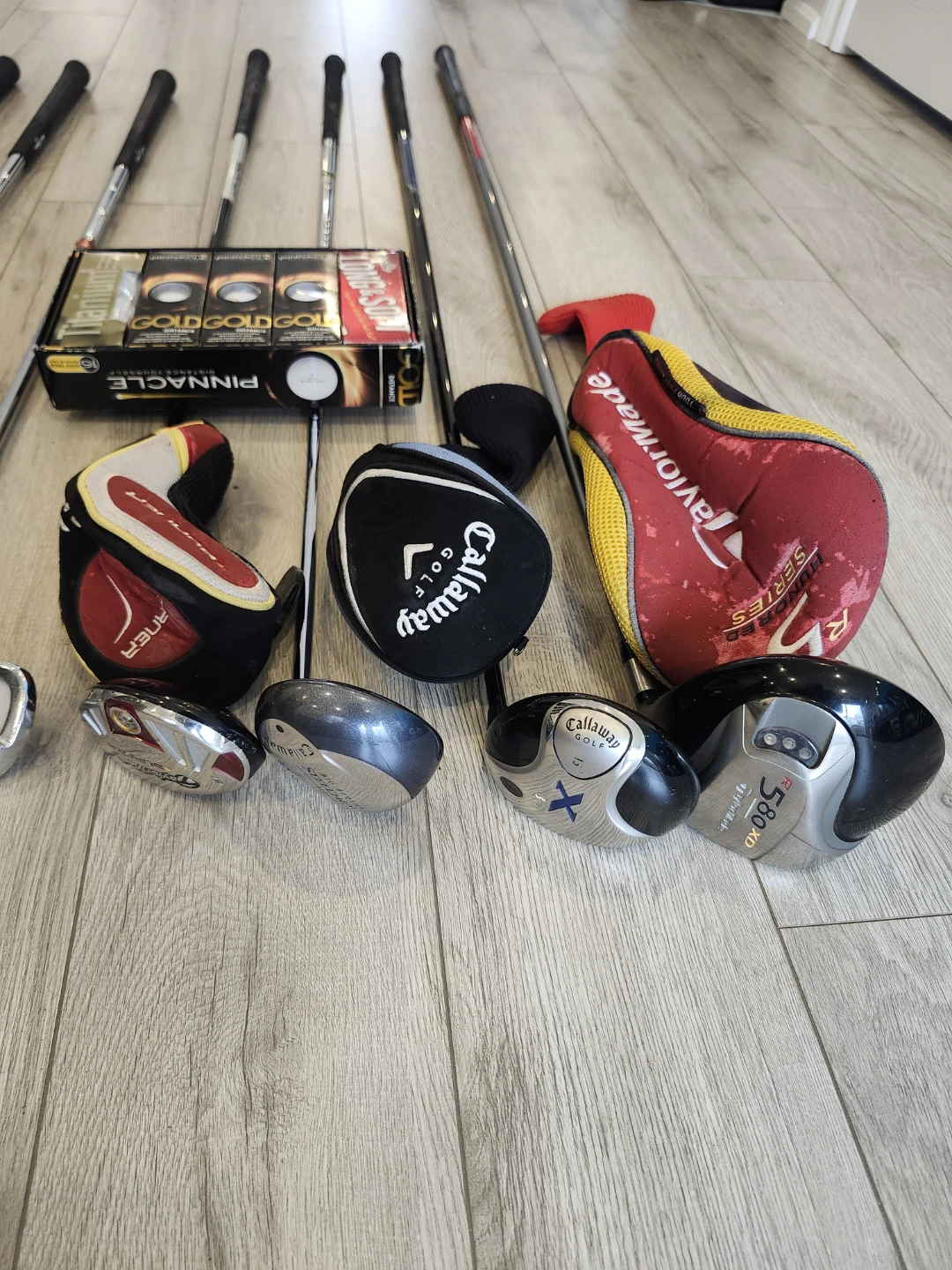 Assorted Golf Clubs, Bag, balls, and tees - photo 2