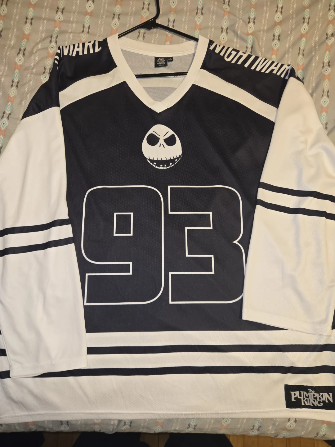 Disney Jack Skellington Hockey Jersey - photo 5