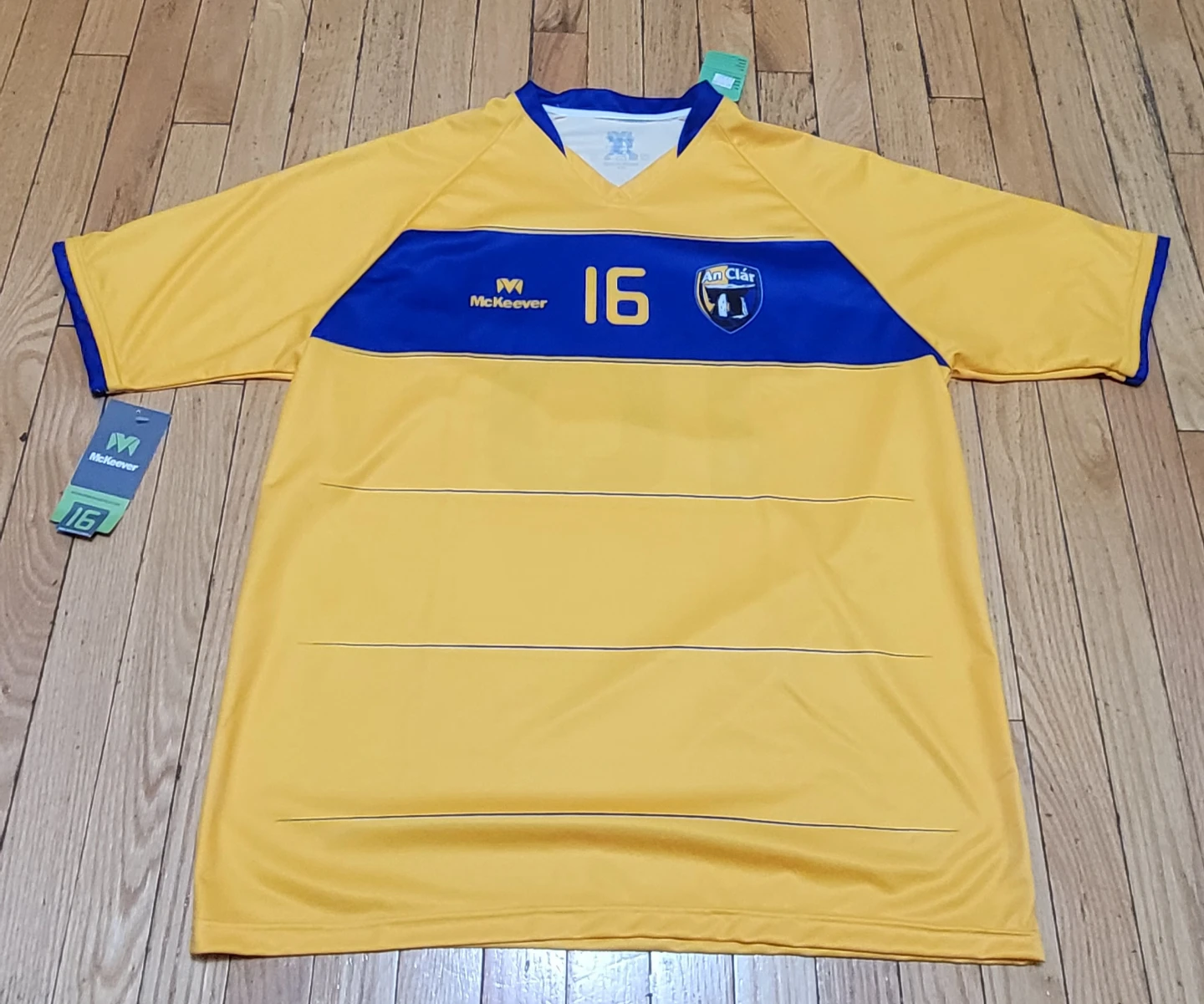 McKeever Authentic Irish Sporting Apparel Jersey #16 Size XXL