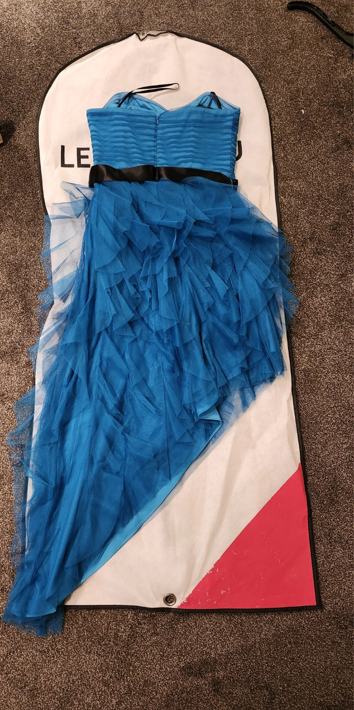 Le Château Teal Blue Formal Dress Size 8 - photo 3