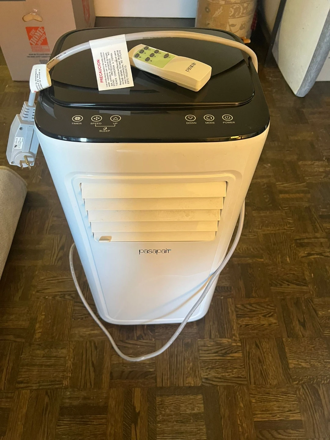 Pasapair Portable Air Conditioner with Window Vent Kit - photo 3