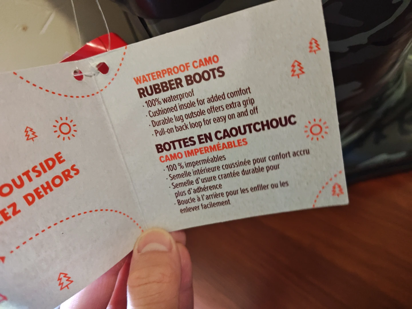 OUTSIDE Waterproof Camo Rubber Boots - photo 2