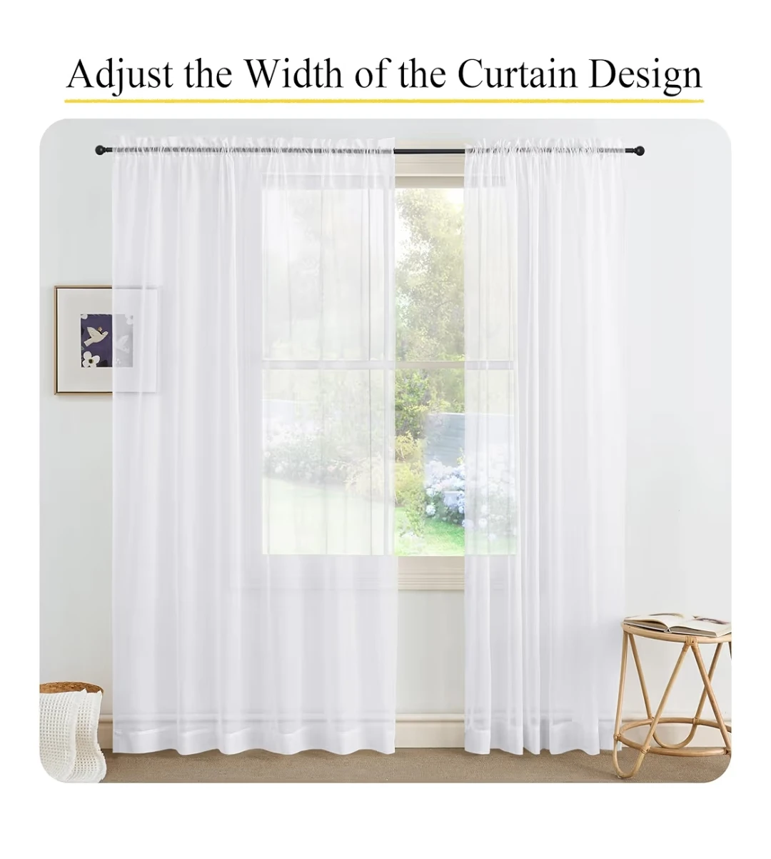 Semi-Sheer Curtains - photo 4