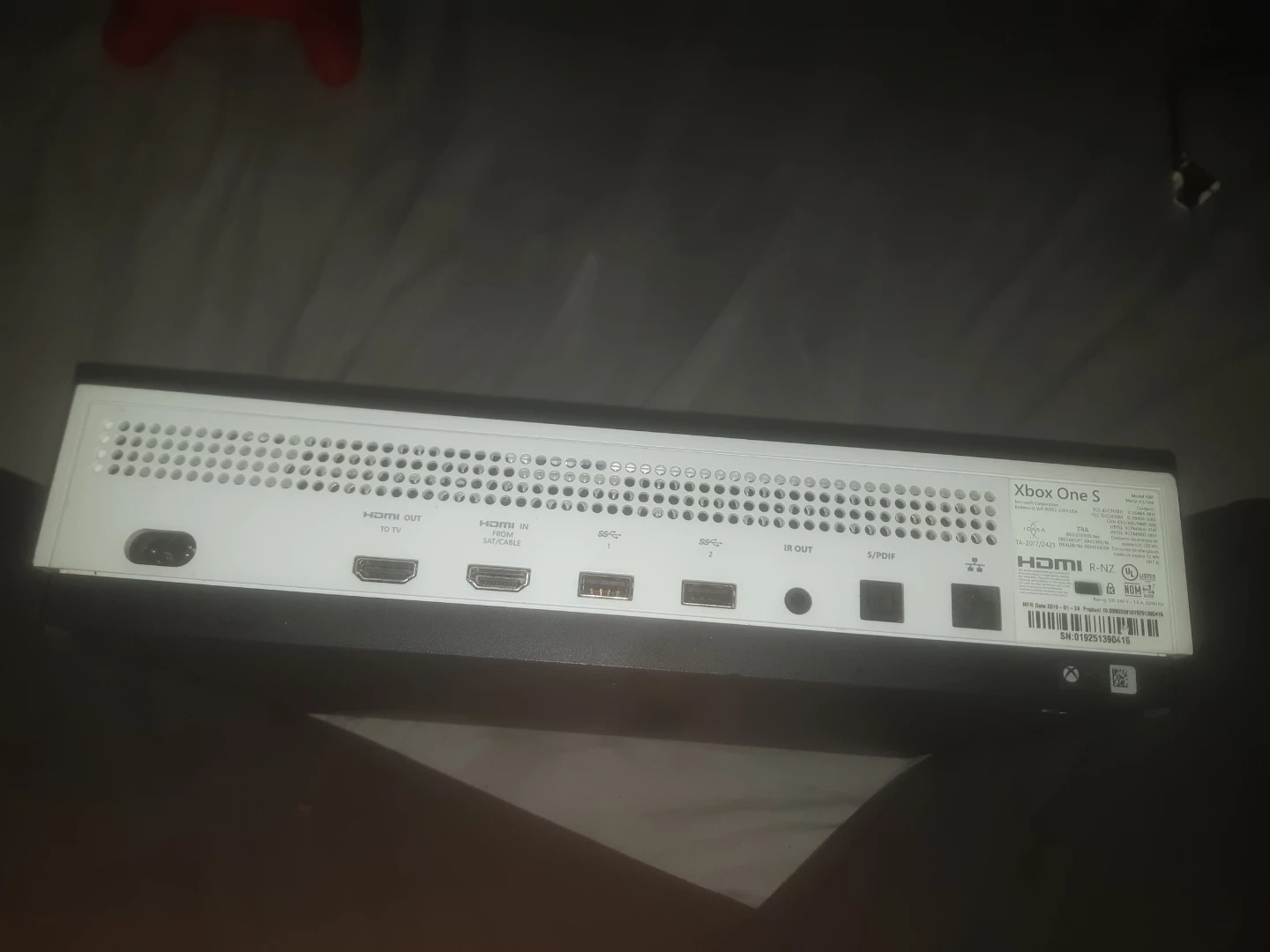 Xbox One S Console with Red Controller - photo 4