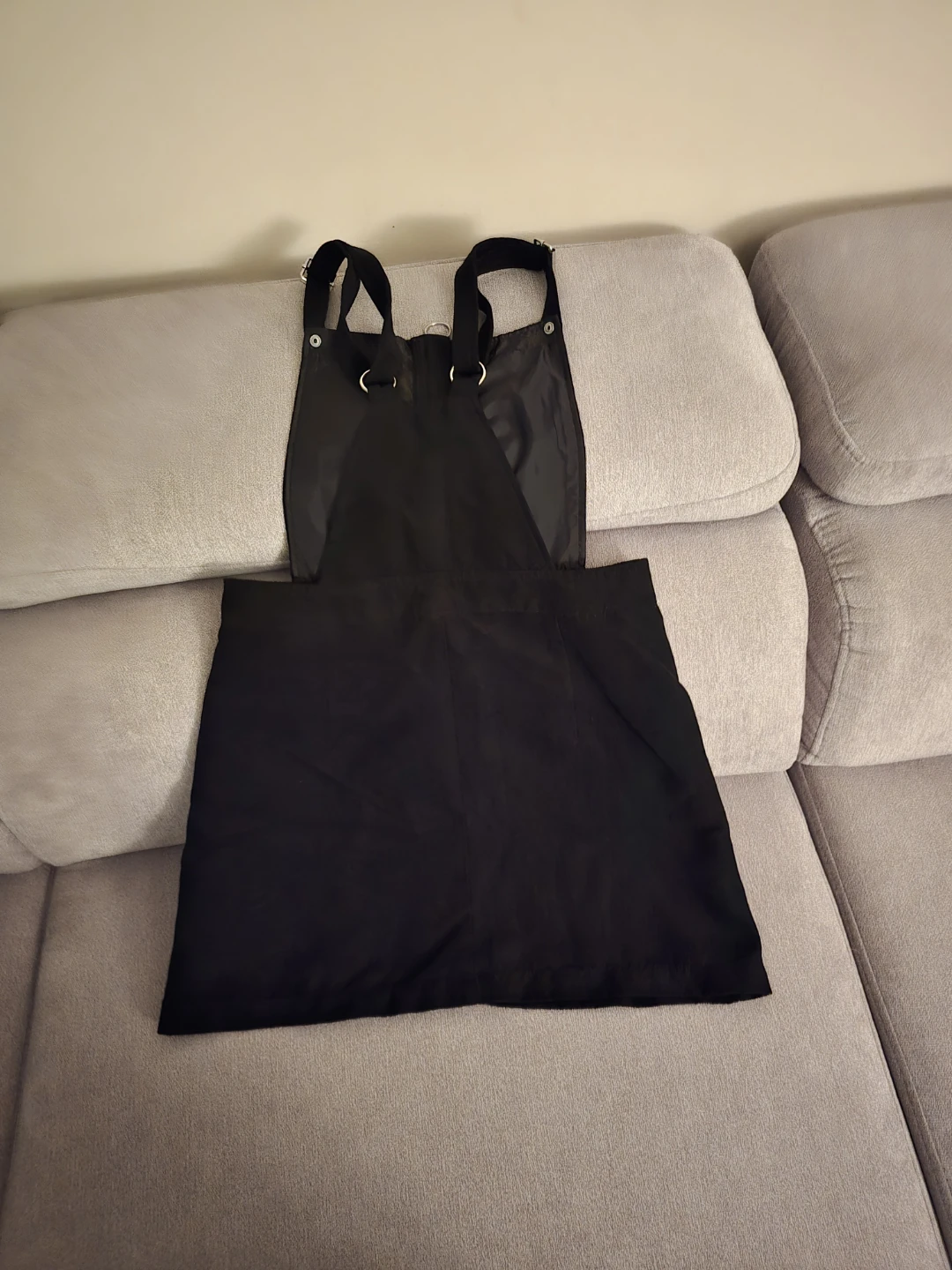 Black Divided H&M Pinafore Dress Size 6 - photo 2