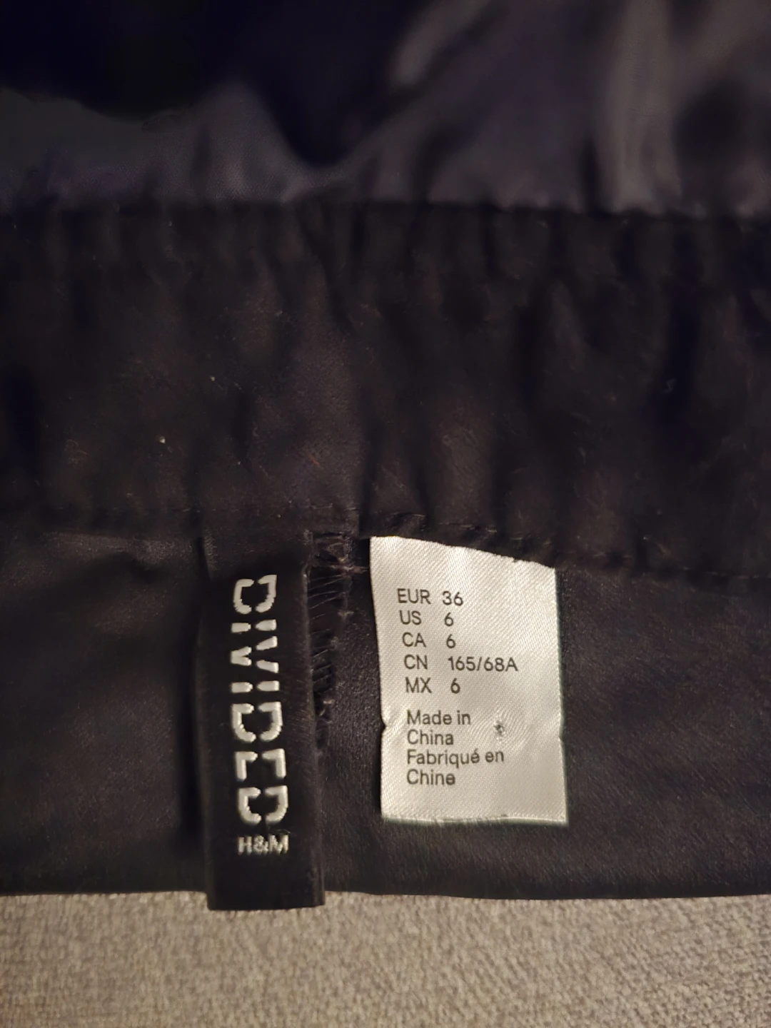 Black Divided H&M Pinafore Dress Size 6 - photo 3