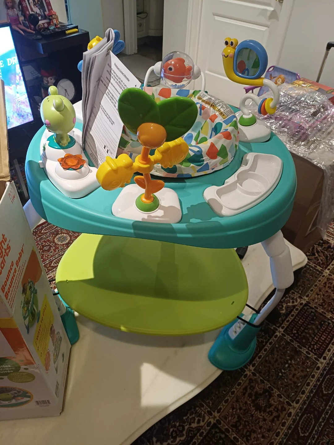 Bright Starts Bounce Bounce Baby 2-in-1 Activity Jumper & Table - photo 5