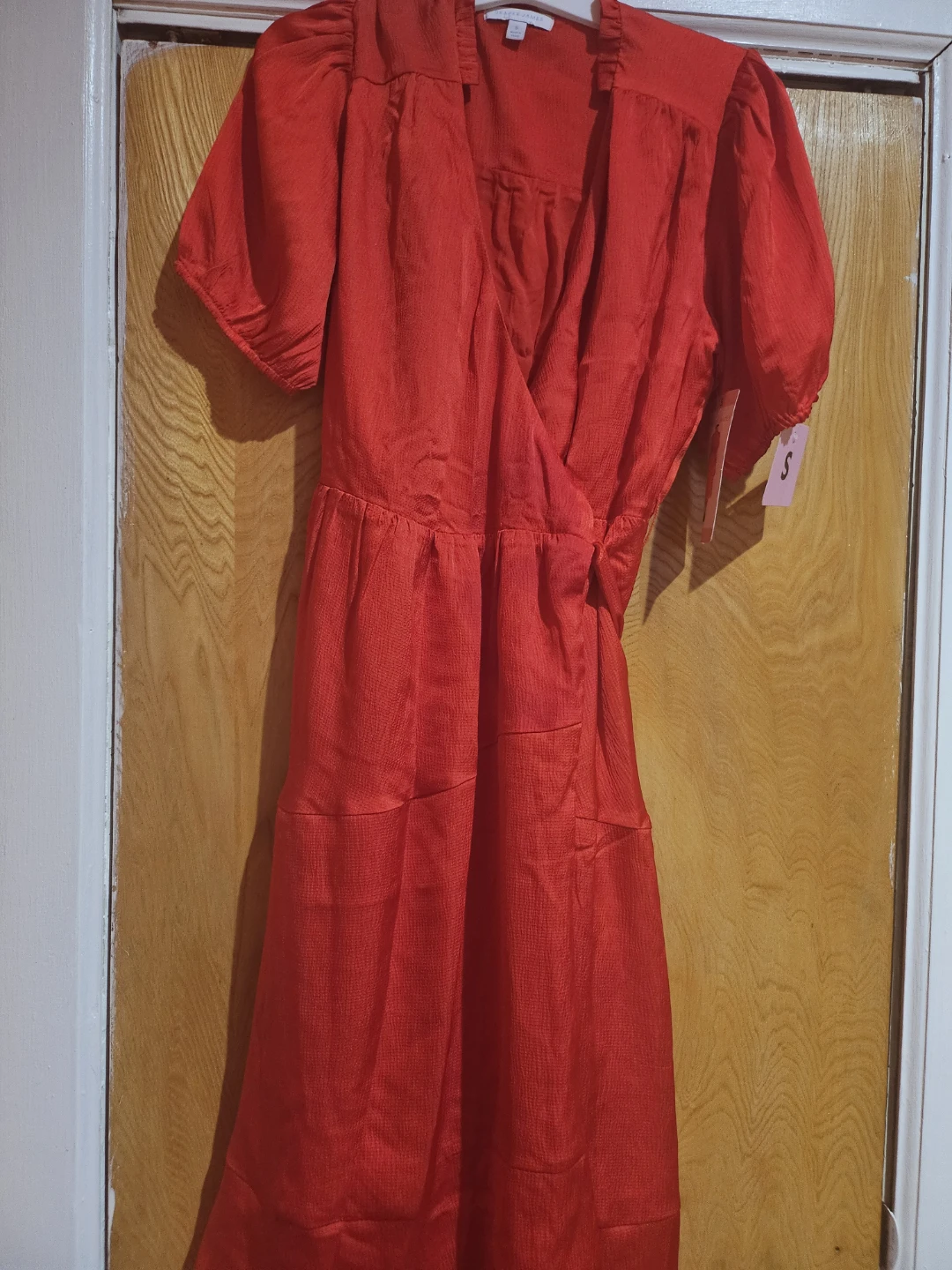 Draper James Red Wrap Dress - Size S