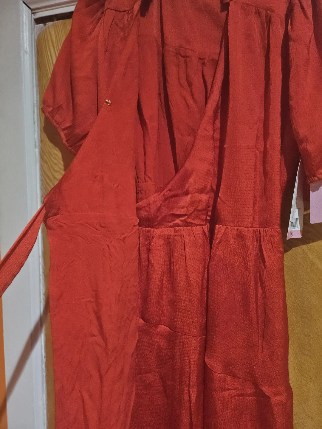 Draper James Red Wrap Dress - Size S - photo 4