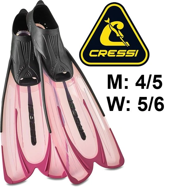 Cressi Snorkeling Swim Fins- m: 4/5, w: 5/6 ‍♀️
