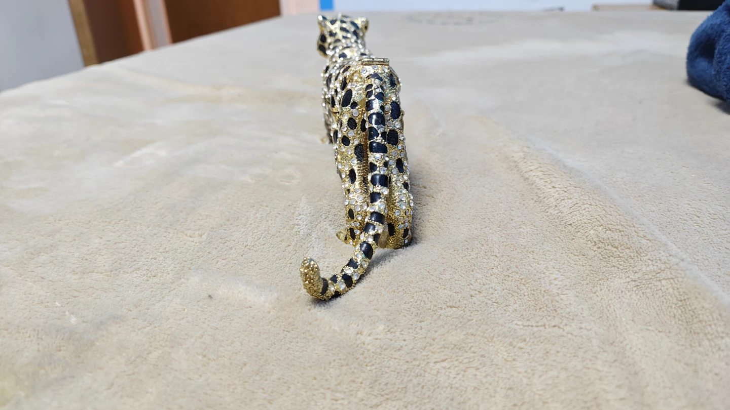 Jeweled Leopard Trinket Box (cash only) - photo 3