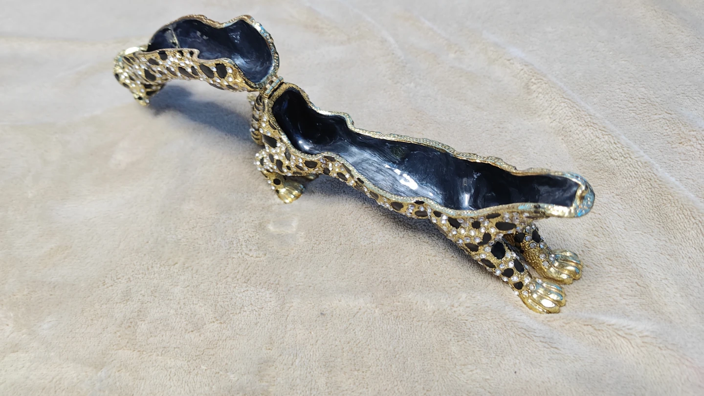 Jeweled Leopard Trinket Box (cash only) - photo 5