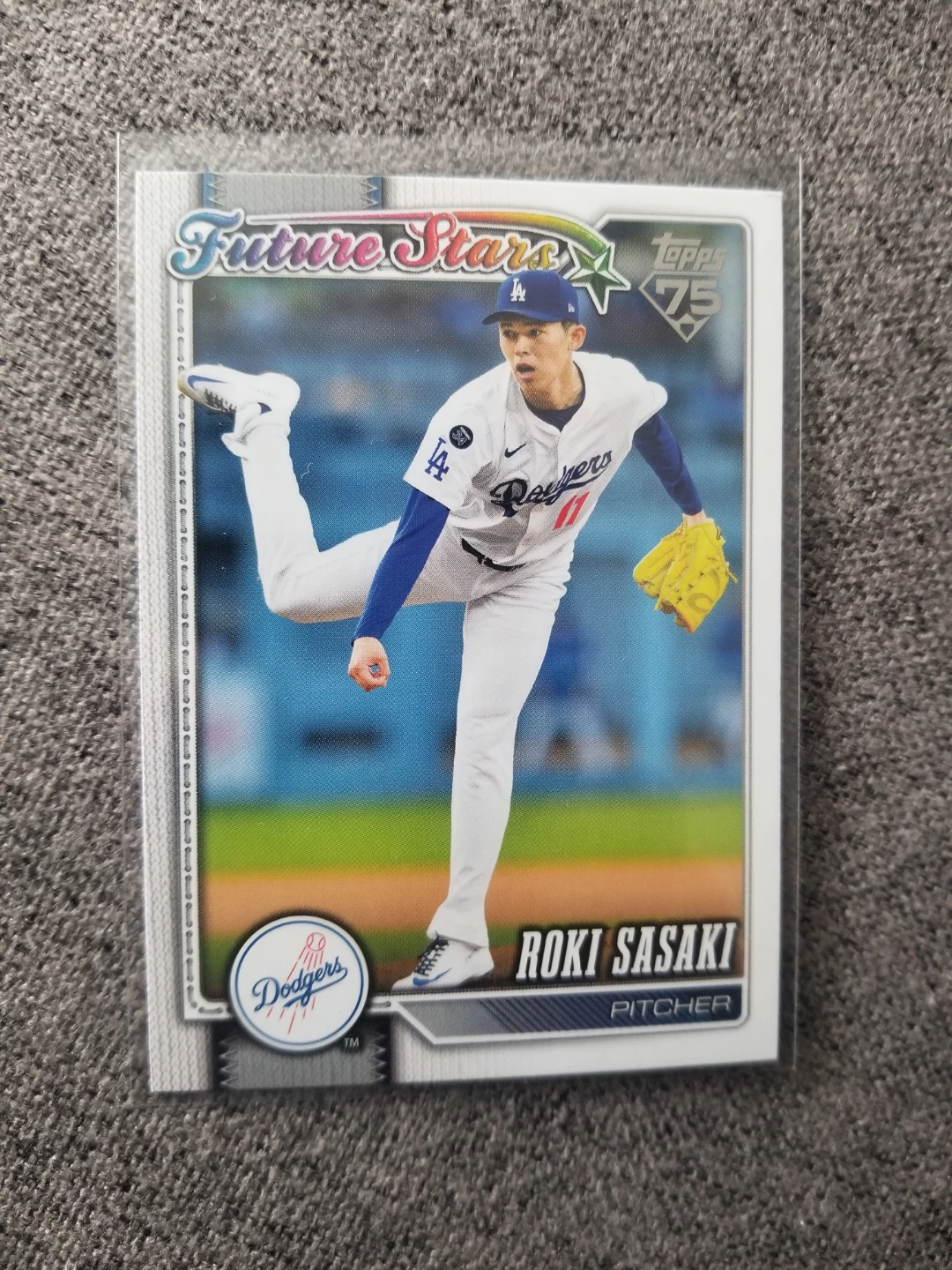 Topps Future Stars Roki Sasaki Pitcher Baseball Card