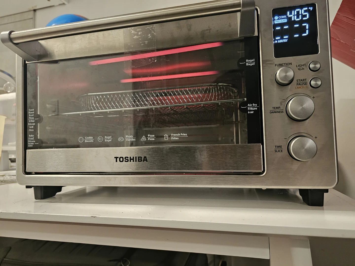Toshiba Stainless Steel Air Fryer Toaster Oven - photo 4