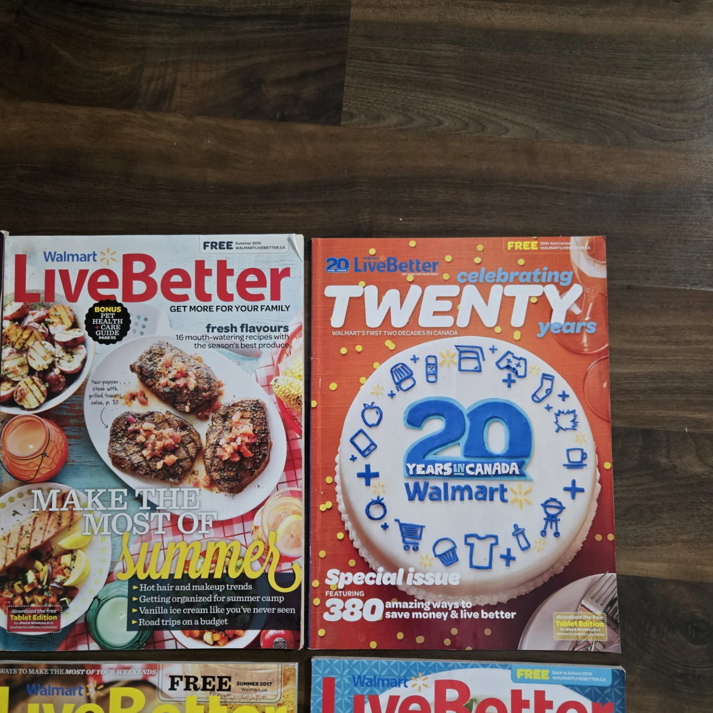 8 FREE Walmart Live Better Magazine Collection - photo 3