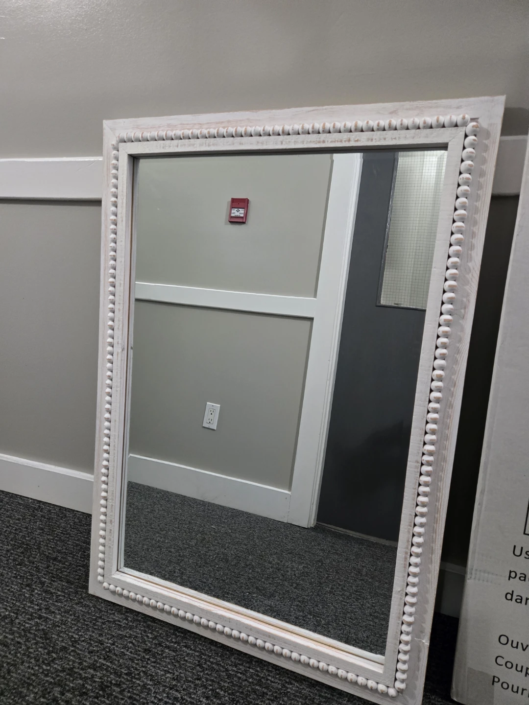 Large Hudson Home Birken Wood Vanity Mirror