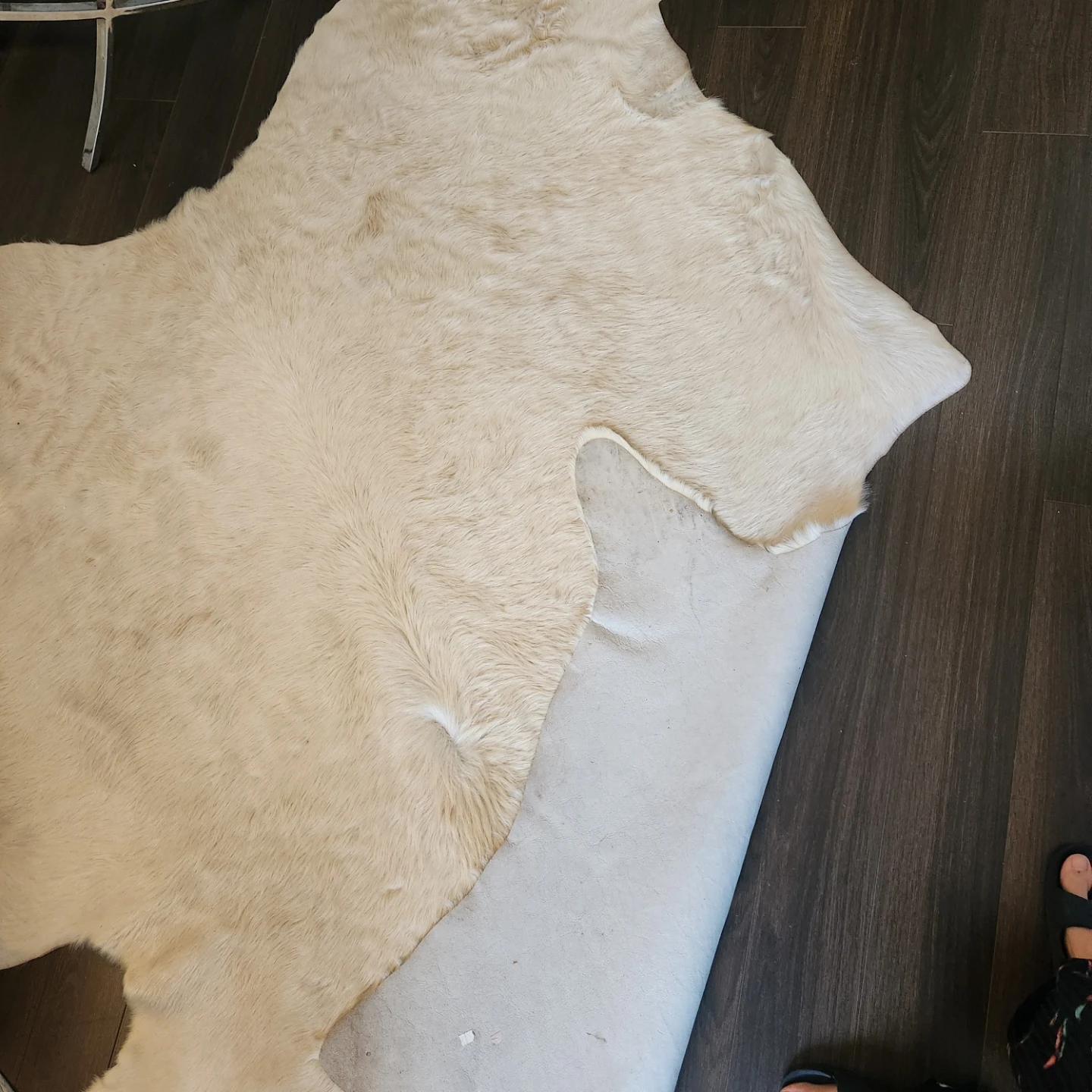 Cowhide Rug - Cream - photo 2