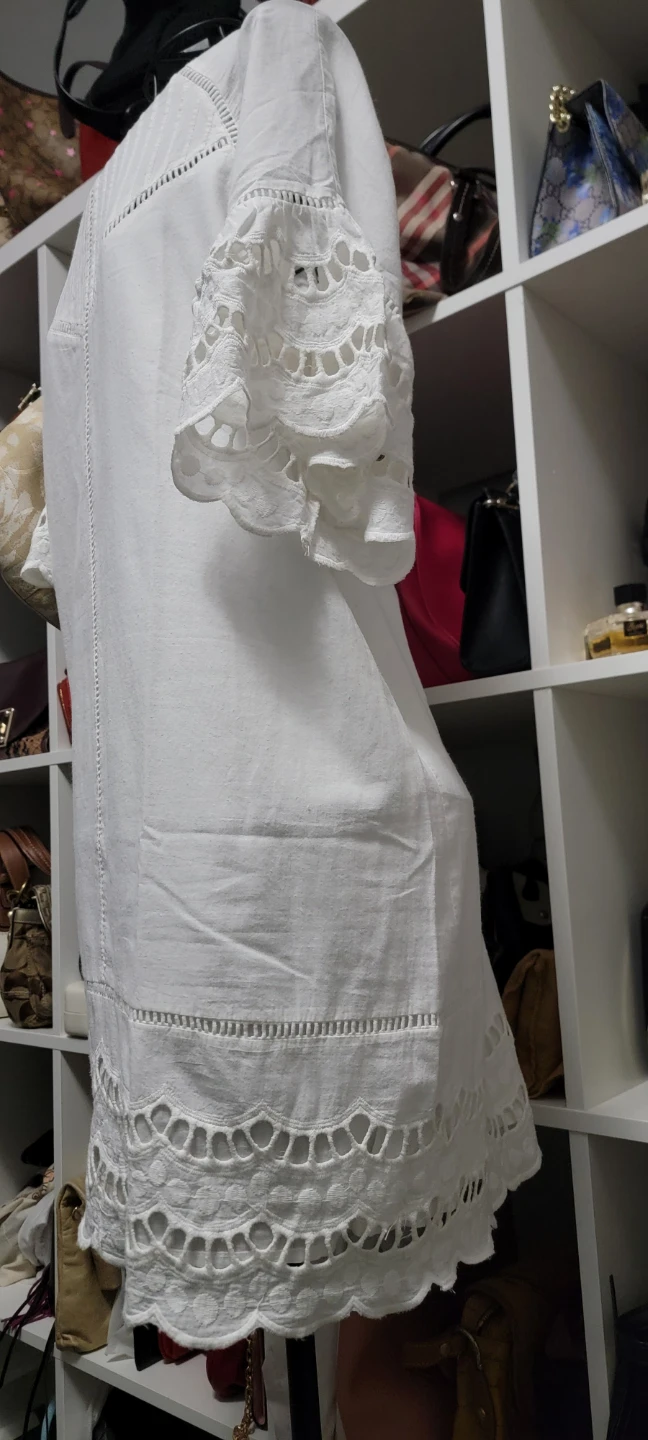 Adelyn Rae White Lace Detail Dress - photo 2