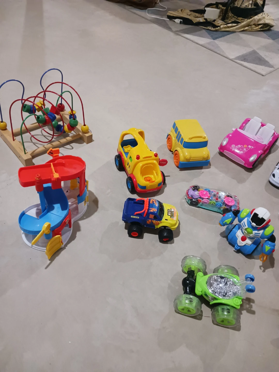 Assorted Toy Vehicle and Figure Bundle