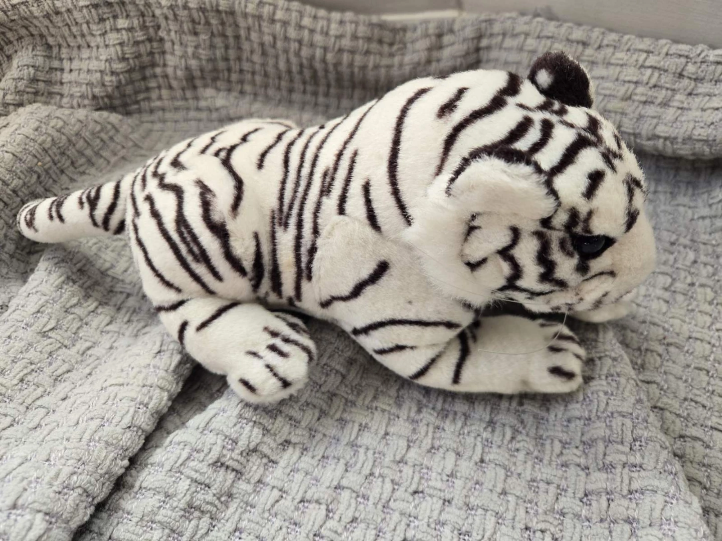 White Tiger Plush Stuffed Animal - photo 3