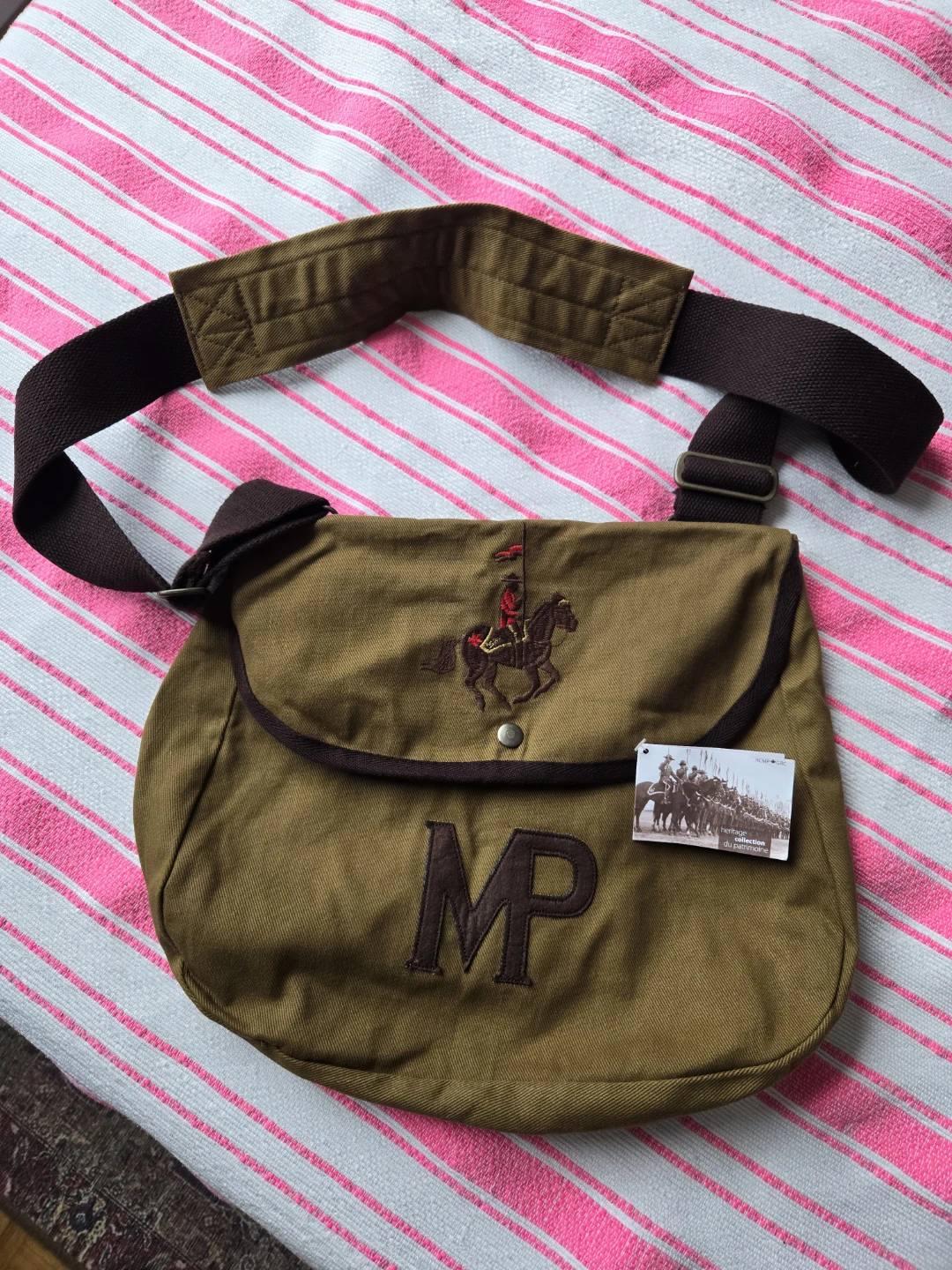 Red Canoe Royal Canadian Mounted Police Messenger Bag