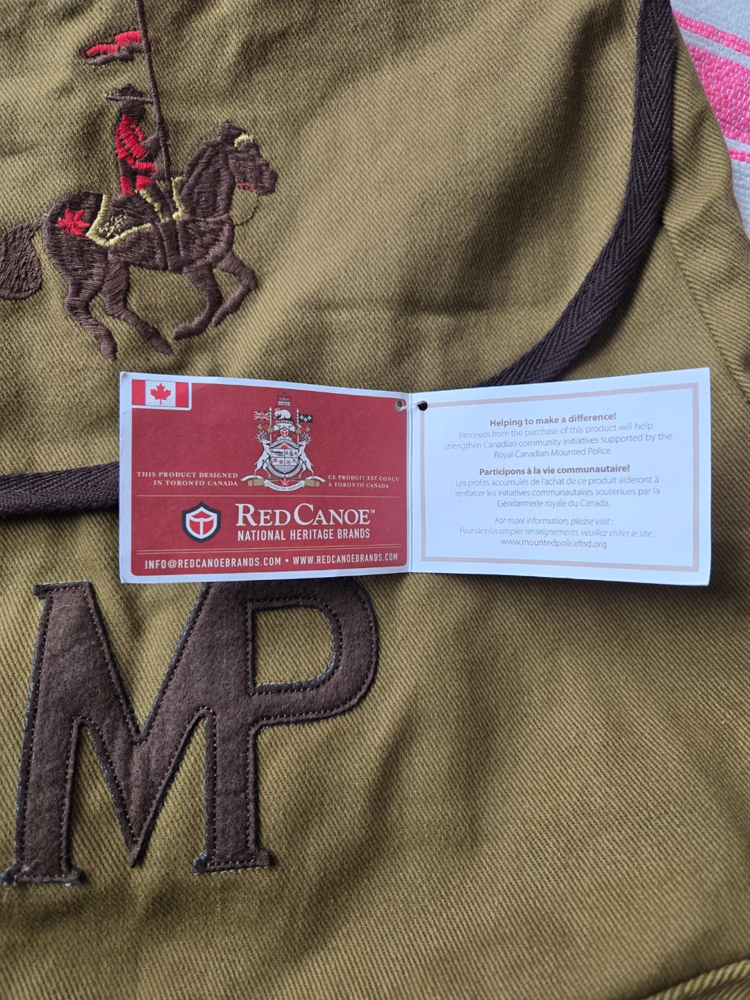Red Canoe Royal Canadian Mounted Police Messenger Bag - photo 2