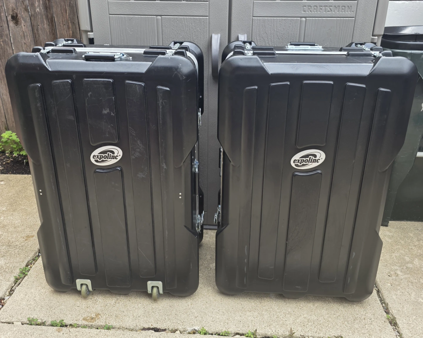 Exp-O-Linc Black Hard Case with Wheels Heavy duty