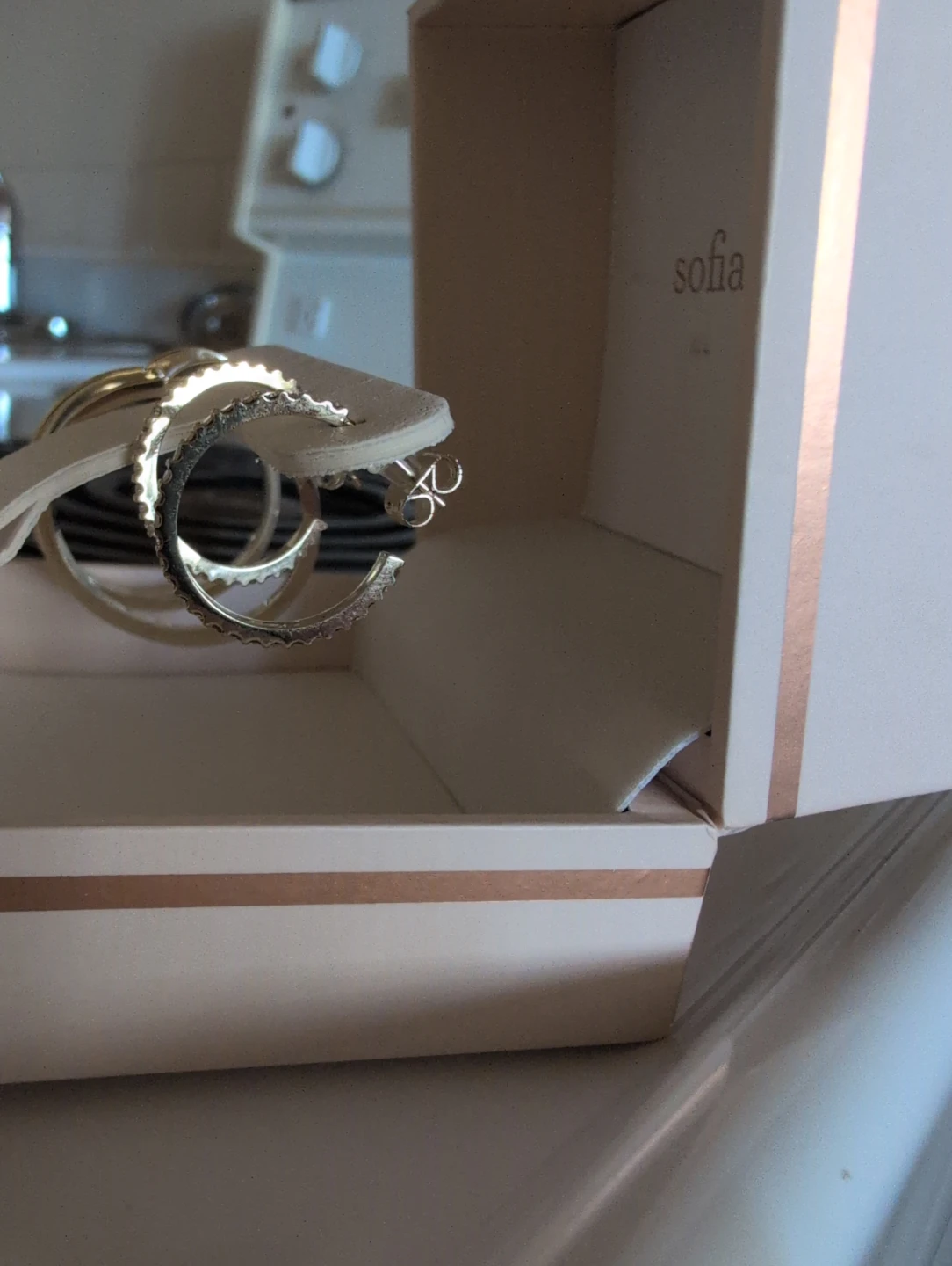Sofia James Hoop Earrings with Swarovski Crystals - photo 4