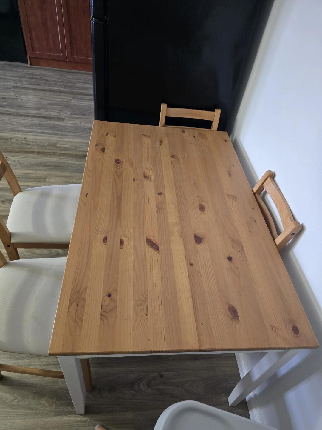 Wooden Dining Table with 4 Chairs - photo 3