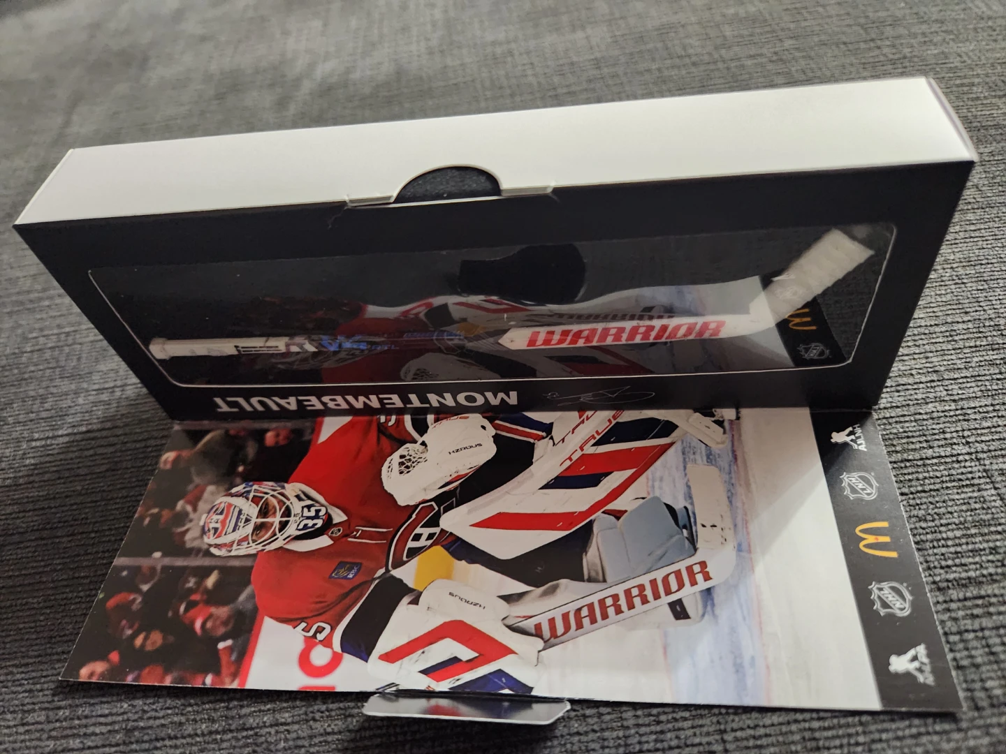 NHL Star Sticks Warrior Mini Hockey Stick - Montembeault - photo 3