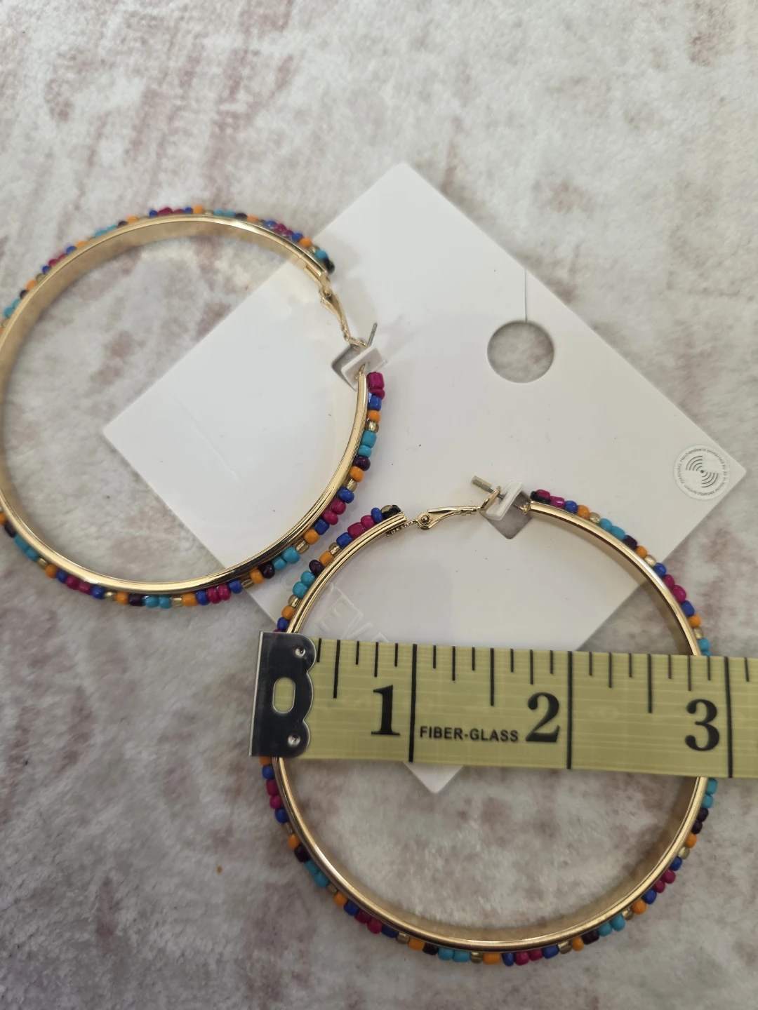 Forever 21 Hoop Earrings with Beads
