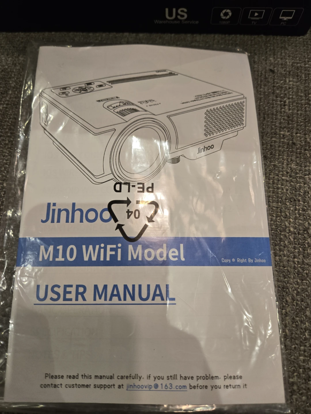 JinHoo M10 WiFi Mini Projector - photo 4