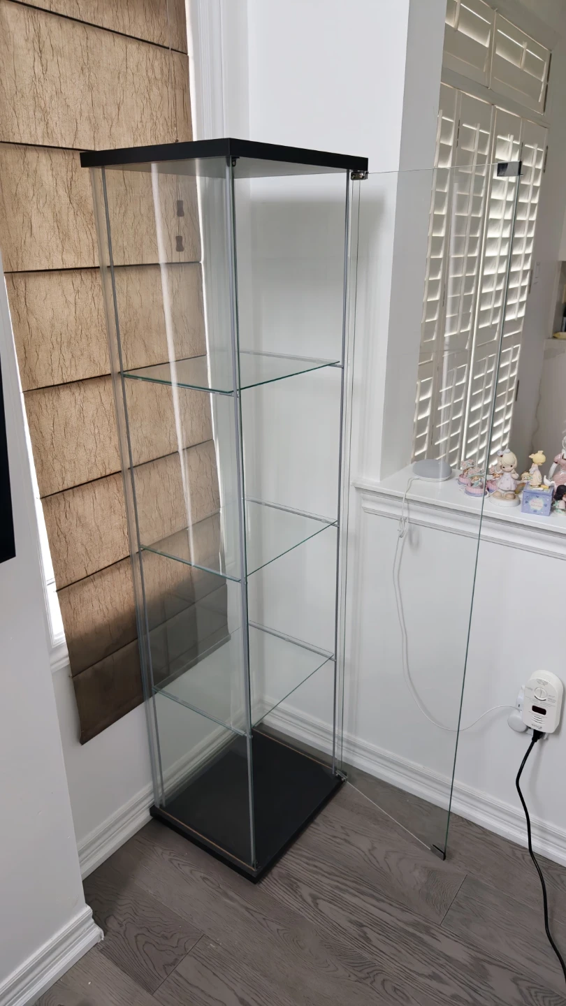IKEA Detolf / Glass Display Cabinet with 4 Shelves - photo 2