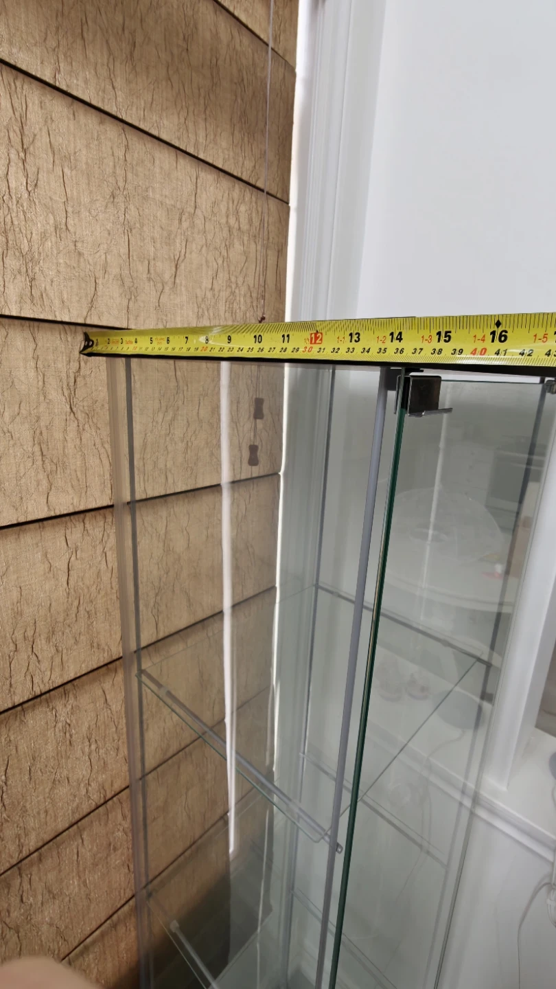 IKEA Detolf / Glass Display Cabinet with 4 Shelves - photo 4