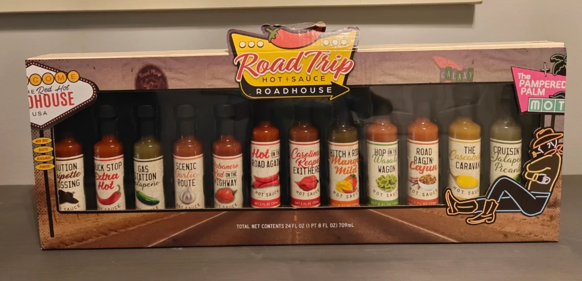 Road Trip Hot Sauce Set by The Red Hot Roadhouse USA