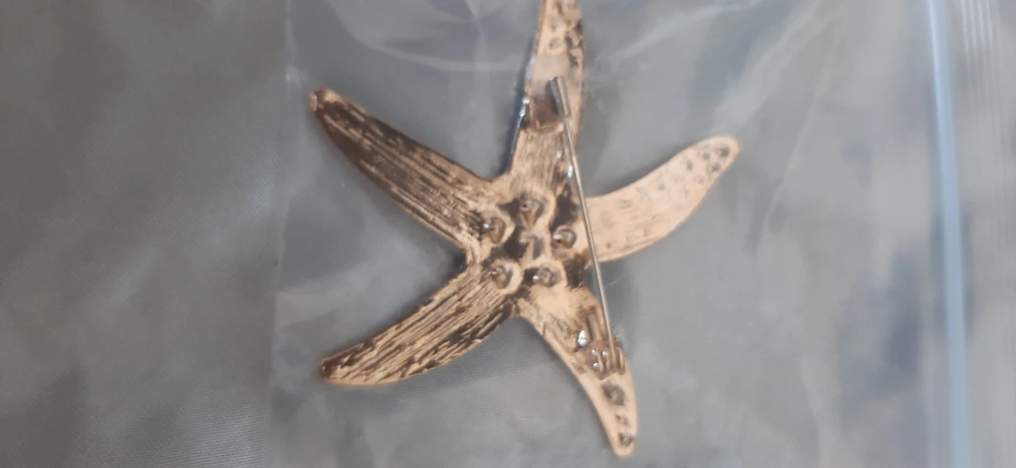 Sparkly Starfish Brooch - photo 2