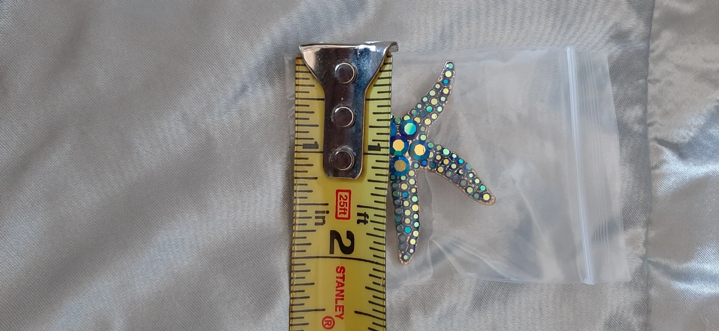 Sparkly Starfish Brooch - photo 3