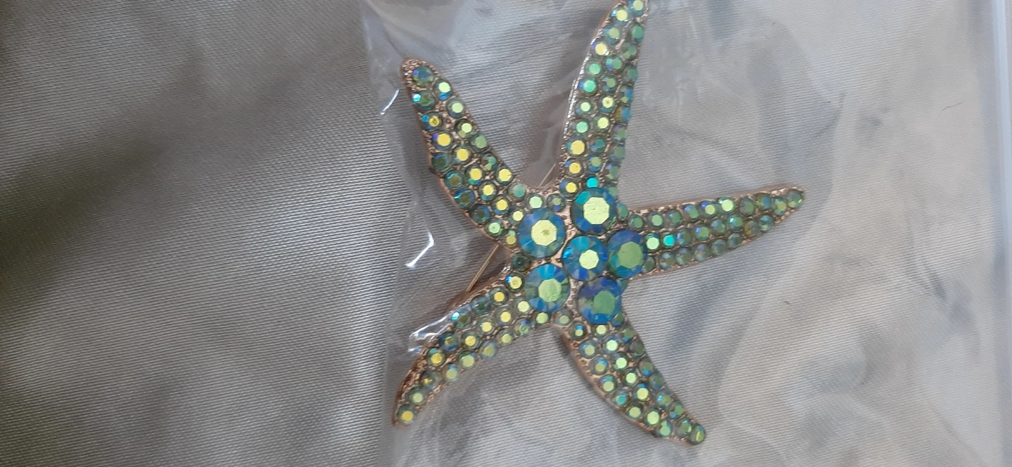 Sparkly Starfish Brooch - photo 4