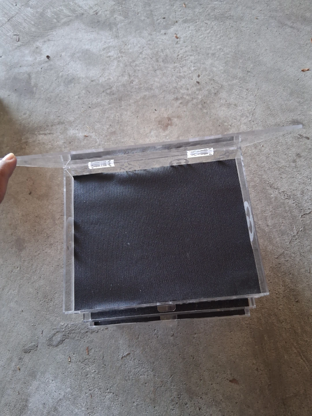 Clear Acrylic 4-Drawer Organizer with LV Lips Design - photo 3