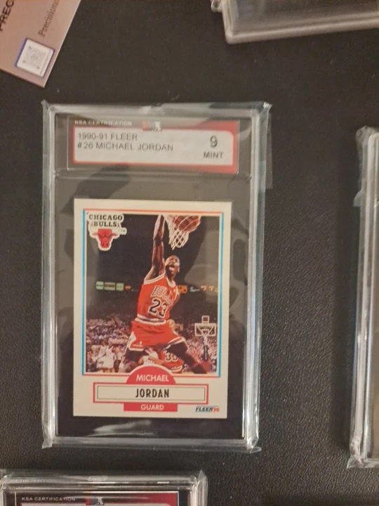 🌱1990-91 Fleer Michael Jordan #26 Basketball Card - Mint 9