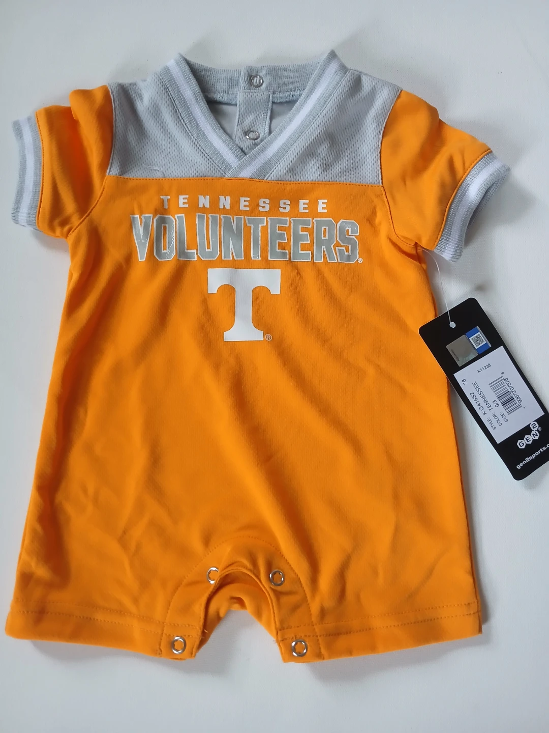 2 Baby Football Themed Romper 0-3M - photo 3